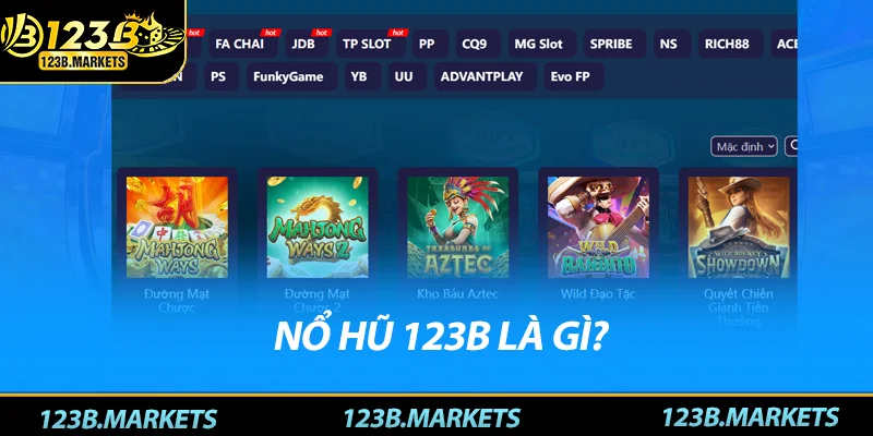 Nổ hũ 123B là gì?
